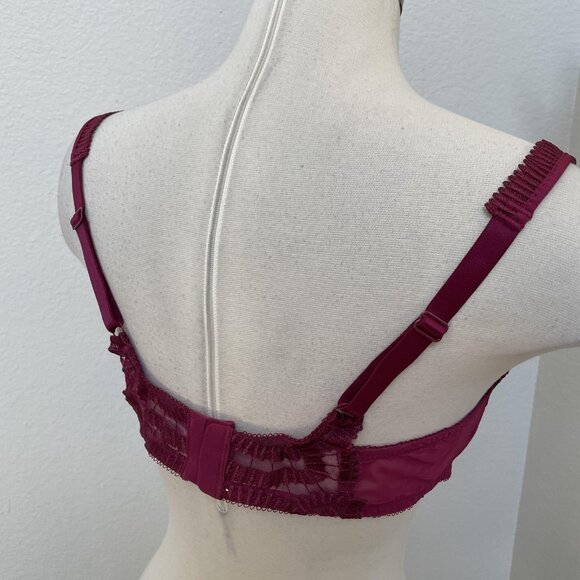 NEW Wacoal Womens 40D After Dark Embroidered Balconette Bra - Picture 6 of 10